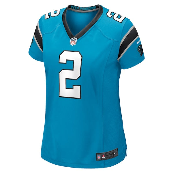 D.J. Moore Carolina Panthers Nike Women's Game Jersey - Blue - Image 2