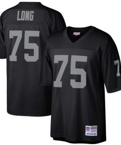 Alternative view of Howie Long Las Vegas Raiders Retired Player Legacy Replica Jersey - Black