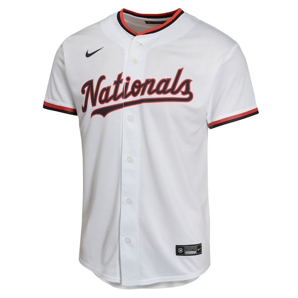 Dylan Crews Washington Nationals Nike Youth Alternate Game Player Jersey - White - Image 2