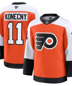 Travis Konecny Philadelphia Flyers  Home Premium Jersey - Burnt Orange