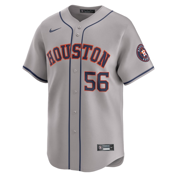 Ronel Blanco Houston Astros Nike Away Limited Player Jersey - Gray - Image 3