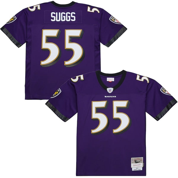 Terrell Suggs Baltimore Ravens 2003 Legacy Replica Jersey - Purple