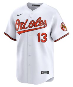 Alternative view of Heston Kjerstad Baltimore Orioles Nike Home Limited Player Jersey - White