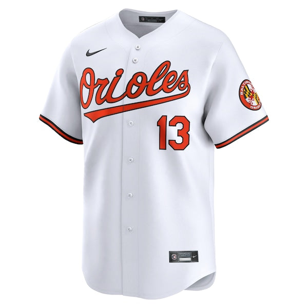 Heston Kjerstad Baltimore Orioles Nike Home Limited Player Jersey - White - Image 2
