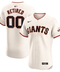 San Francisco Giants Nike Home Elite Pick-A-Player Retired Roster Jersey - Cream