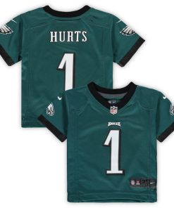 Alternative view of Jalen Hurts Philadelphia Eagles Nike Toddler Game Jersey - Green/Kelly Green