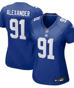 Darius Alexander New York Giants Nike Women's Team Game Jersey -  Royal