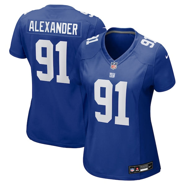 Darius Alexander New York Giants Nike Women's Team Game Jersey - Royal