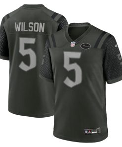 Garrett Wilson New York Jets Nike 2025 Rivalries Collection Game Jersey - Gotham Green