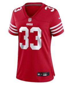 Alternative view of Siran Neal San Francisco 49ers Nike Women's Team Game Jersey -  Scarlet