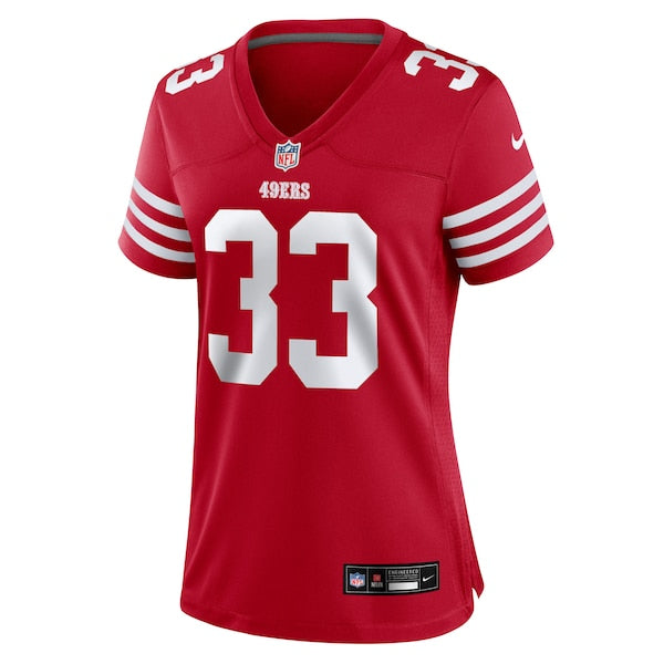 Siran Neal San Francisco 49ers Nike Women's Team Game Jersey - Scarlet - Image 2