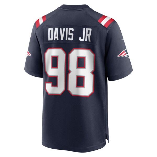 Carl Davis Jr. New England Patriots Nike Game Player Jersey - Navy - Image 3