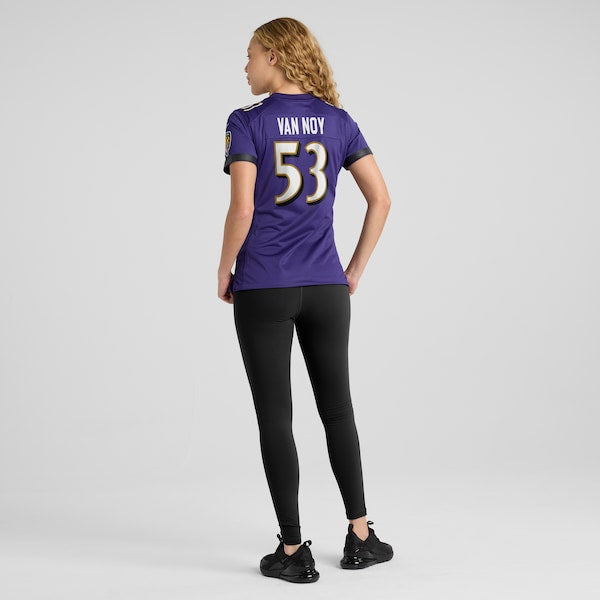 Kyle Van Noy Baltimore Ravens Nike Women's Game Jersey - Purple - Image 5