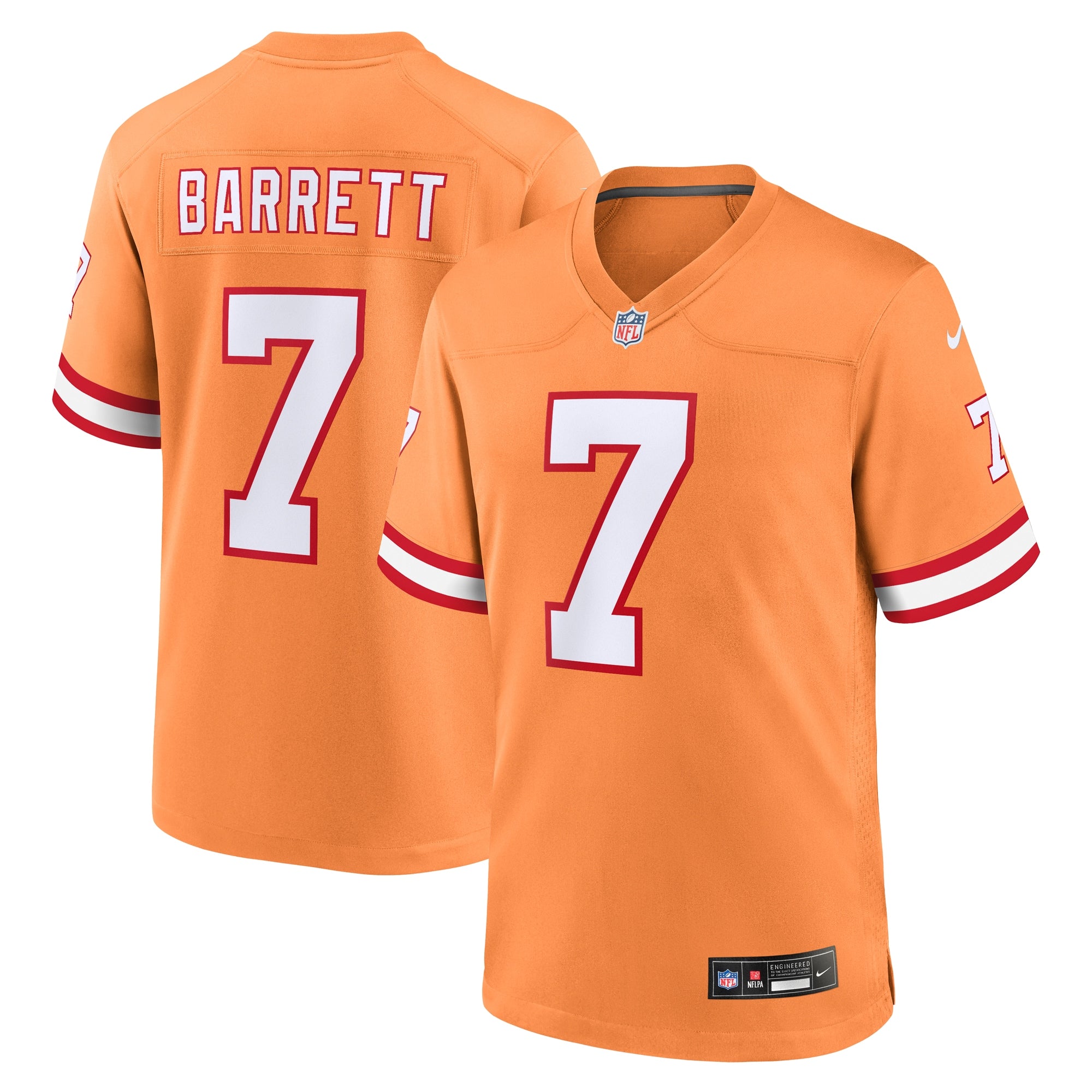 Shaquil Barrett Tampa Bay Buccaneers Nike Game Player Jersey - Red/Orange - Image 5