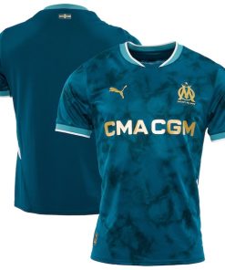 Olympique Marseille Puma 2024/25 Away Replica Jersey - Blue