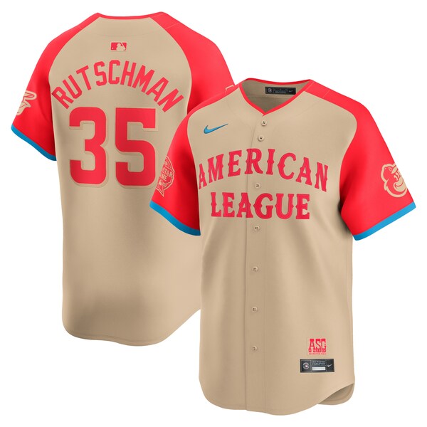 Adley Rutschman American League Nike 2024 MLB All-Star Game Limited Player Jersey - Cream - Image 2