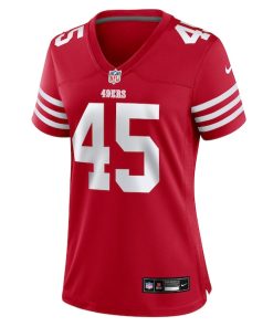 Alternative view of Demetrius Flannigan-Fowles San Francisco 49ers Nike Women's  Game Jersey -  Scarlet