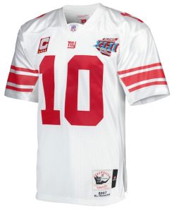 Alternative view of Eli Manning New York Giants 2007 Authentic Throwback Retired Player Jersey - White