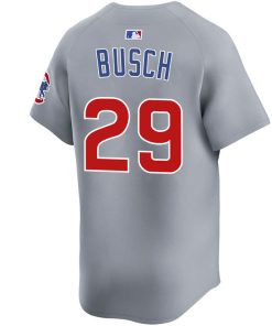 Alternative view of Michael Busch Chicago Cubs Road Limited Jersey by NIKE