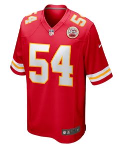 Alternative view of Leo Chenal Kansas City Chiefs Nike Game Player Jersey - Red