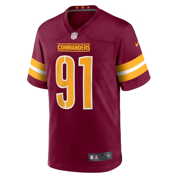 John Ridgeway Washington Commanders Nike Game Jersey - Burgundy - Image 2