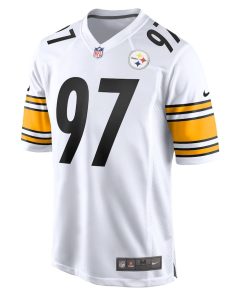 Alternative view of Cameron Heyward Pittsburgh Steelers Nike Game Jersey - White