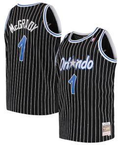 Tracy McGrady Orlando Magic 2003/04 Big & Tall Hardwood Classics Swingman Jersey - Black/Blue