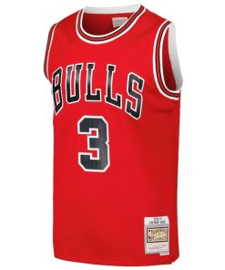 Alternative view of Dwyane Wade Chicago Bulls 2016/17 Hardwood Classics Swingman Jersey - Red