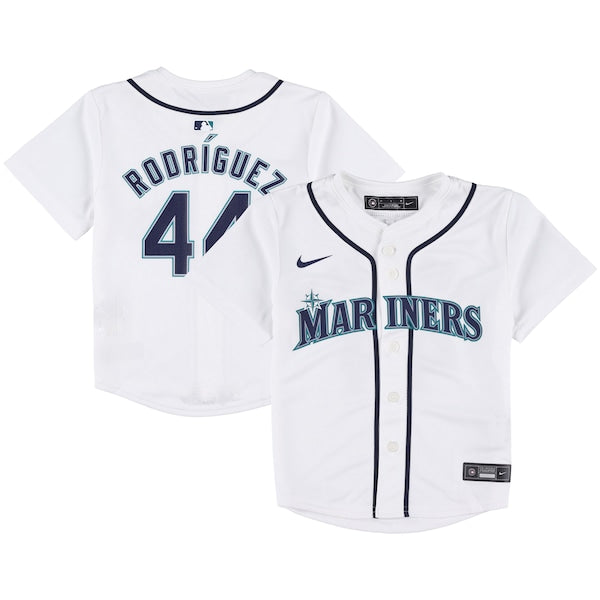 Custom Miami Marlins Nike Toddler Game Jersey - White