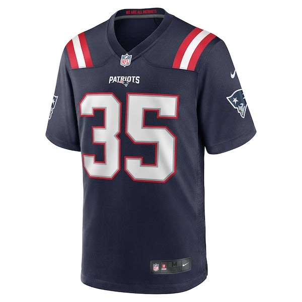 Miles Battle New England Patriots Nike Game Jersey - Navy - Image 2