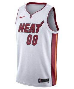 Alternative view of Miami Heat Nike 2020/21 Swingman Custom Jersey - Association Edition - White