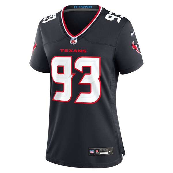 Kurt Hinish Houston Texans Nike Women's Team Game Jersey - Navy - Image 3