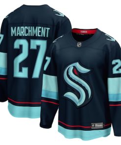 Mason Marchment Seattle Kraken  Home Breakaway Jersey - Deep Sea Blue