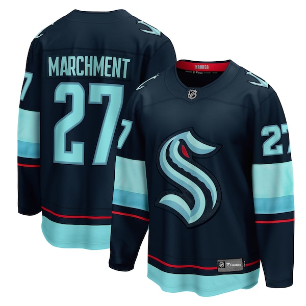 Mason Marchment Seattle Kraken Home Breakaway Jersey - Deep Sea Blue