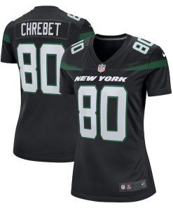 Wayne Chrebet New York Jets Nike Women's Retired Player Jersey - Black