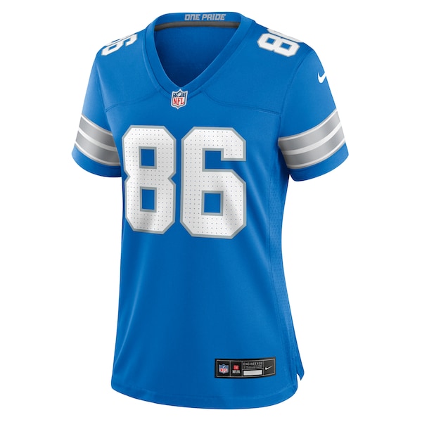 Malik Taylor Detroit Lions Nike Women's Team Game Jersey - Blue - Image 2