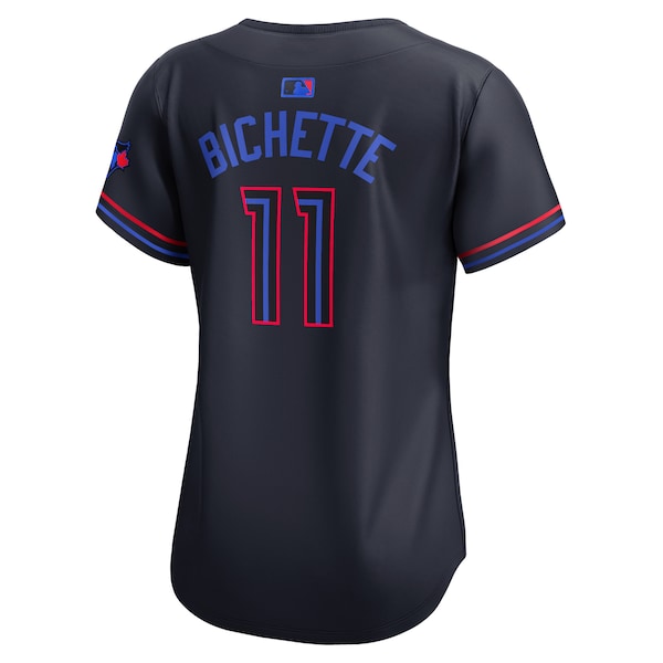 Bo Bichette Toronto Blue Jays Nike Women's 2024 City Connect Limited Player Jersey - Navy - Image 3