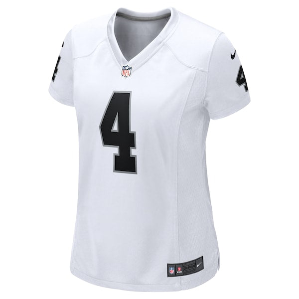 Aidan O'Connell Las Vegas Raiders Nike Women's Game Jersey - White - Image 2
