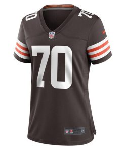 Alternative view of Drew Forbes Cleveland Browns Nike Women's Team Game Jersey -  Brown