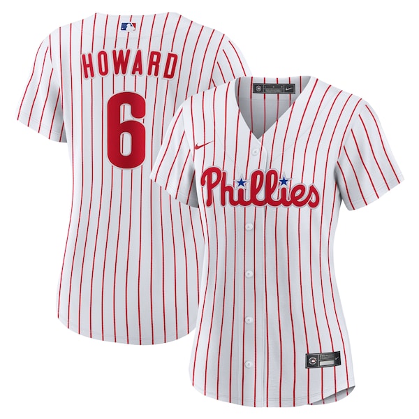 Ryan Howard Philadelphia Phillies Nike Women's Replica Jersey - White/Light Blue - Image 2