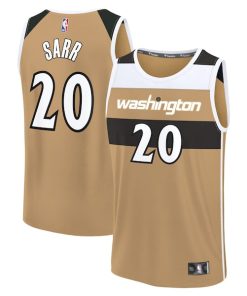 Alex Sarr Washington Wizards  2025/26 City Edition Fast Break Jersey - Gold