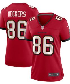 Evan Deckers Tampa Bay Buccaneers Nike Women's  Game Jersey -  Red
