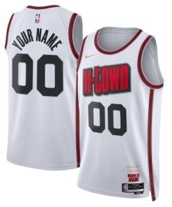 Houston Rockets Nike Unisex 2024/25 Custom Swingman Jersey - City Edition - White