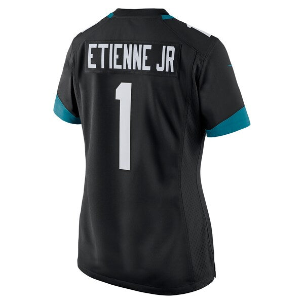 Travis Etienne Jacksonville Jaguars Nike Women's Game Jersey - Black/Teal - Image 4