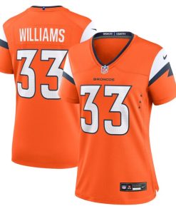 Javonte Williams Denver Broncos Nike Women's Game Jersey - Orange
