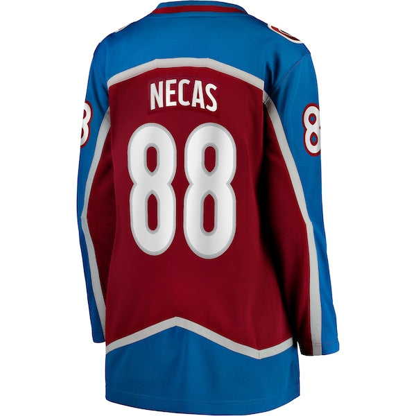 Martin Necas Colorado Avalanche Women's Breakaway Player Jersey - Burgundy - Image 3