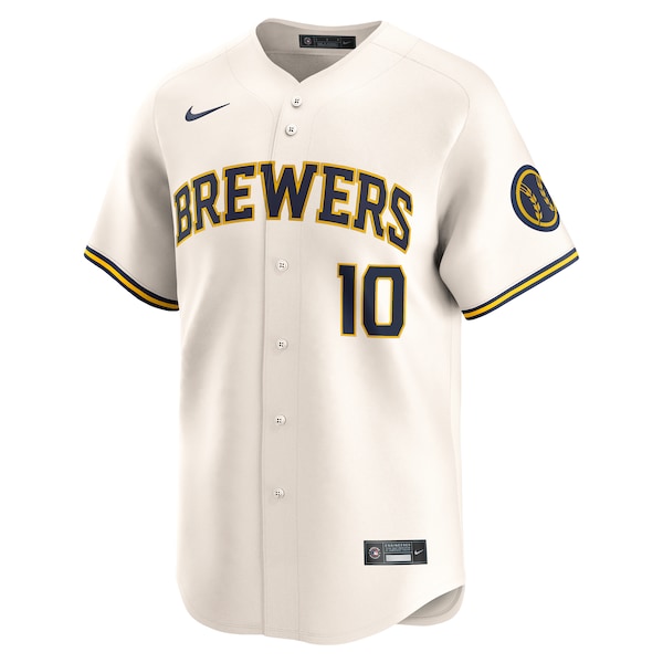 Sal Frelick Milwaukee Brewers Nike Home Limited Player Jersey - Cream - Image 2