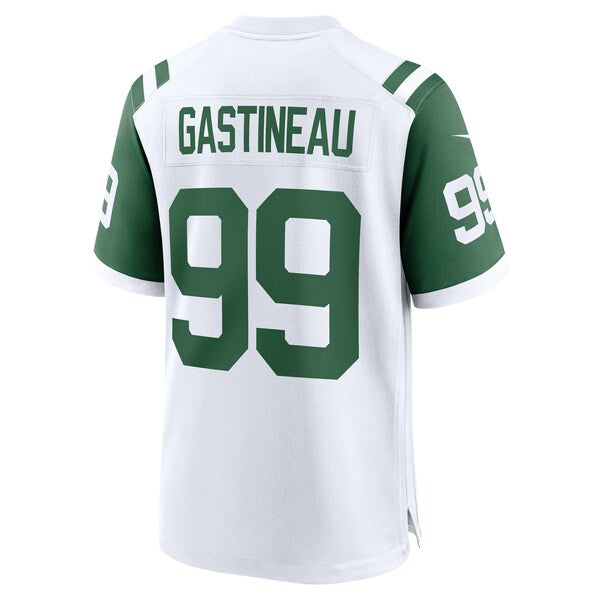 Mark Gastineau New York Jets Nike Classic Alternate Retired Player Game Jersey - White - Image 3