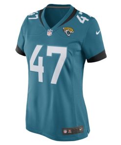 Alternative view of De'Shaan Dixon Jacksonville Jaguars Nike Women's Game Player Jersey - Teal