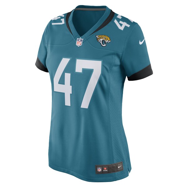 De'Shaan Dixon Jacksonville Jaguars Nike Women's Game Player Jersey - Teal - Image 2